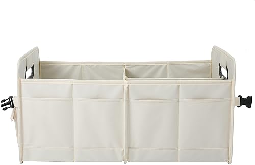 Miniatura 5 de Organizador de maletero de automóvil, organizador de almacenamiento de automóvil, plegable, organizador de automóvil con múltiples compartimentos,