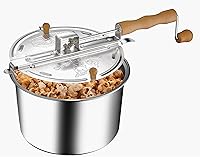 Vista 1 de Stovetop Popcorn Maker With Wooden Handles, Silver, 5qt (529019ECS)