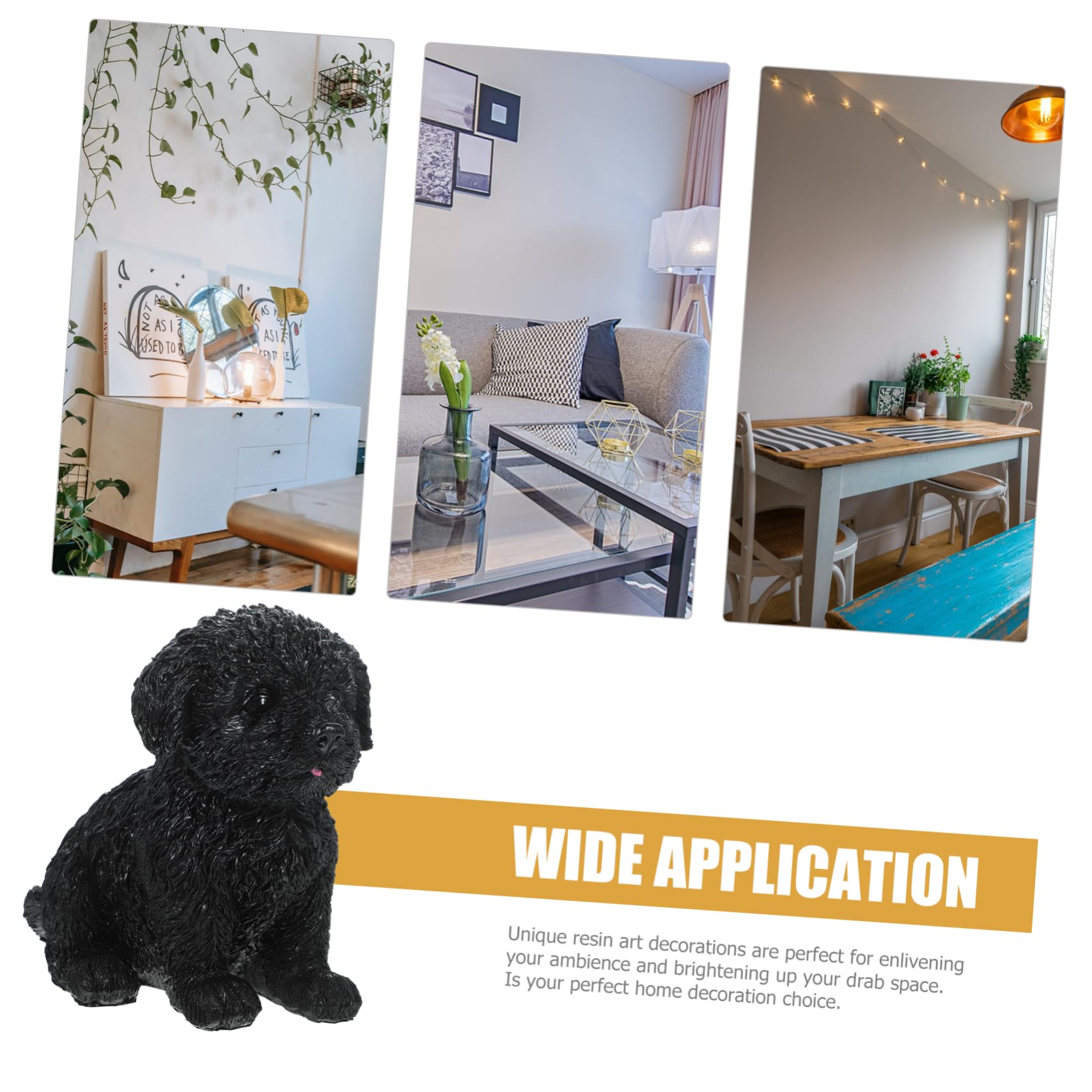 Amazon.co.jp: LEDMOMO シー樹脂製 犬の置物 オブジェ デスクトップ用