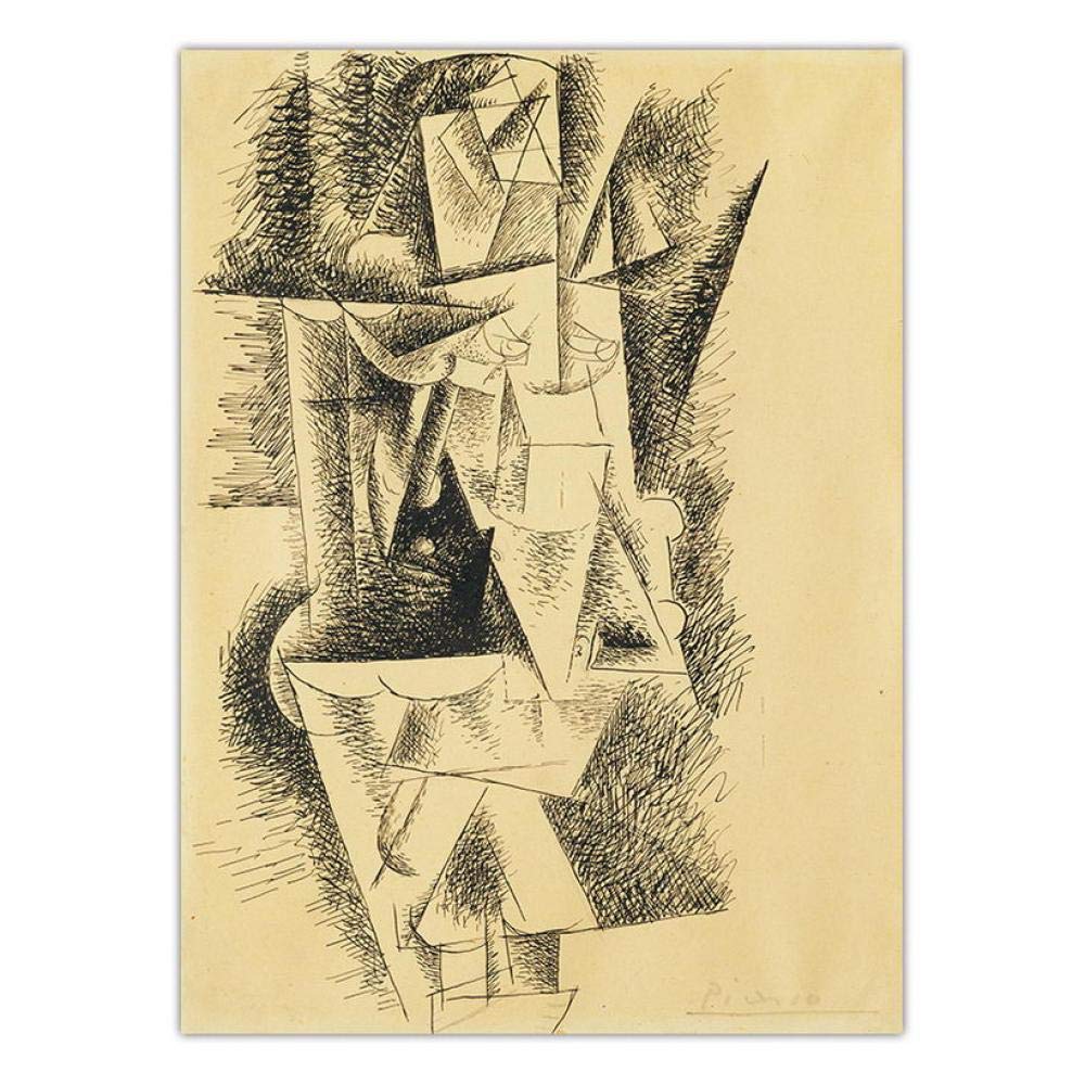 JSWHP Portrait of Daniel-Henry Kahnweiler Canvas Prints Wall