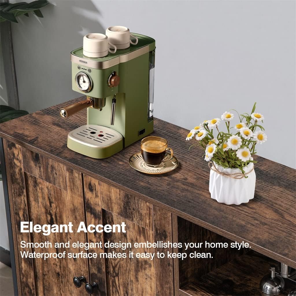 Two-Door Industrial Kitchen Storage Cabinets Self-Service Sideboard Shelf Cabinet (D As Shown)