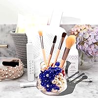 Vista 3 de Relleno de Jarrón Azul y Blanco 150 Cuentas de Perlas para Centros de Mesa de Jarrones Cuentas de 0.31/0.55/0.79 pulgadas Sin Agujero, Perlas