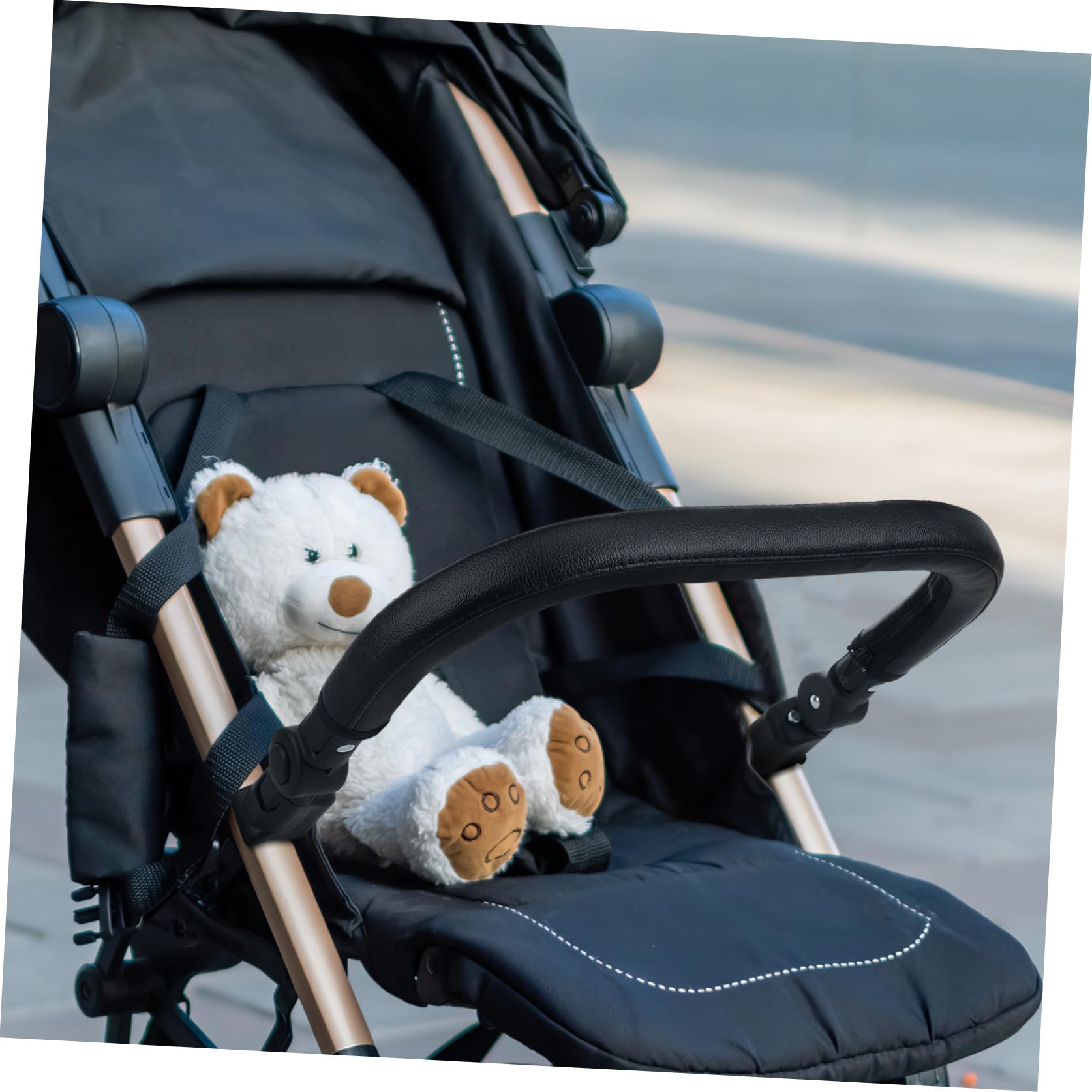 ibasenice Kinderwagen Baby Kinderwagen Stoßstange Neugeborenen Kinderwagen Baby Kinderwagen Armlehne Infant Kinderwagen Querlatte Rollwagen Zubehör Neue Geboren Kinderwagen Joggen