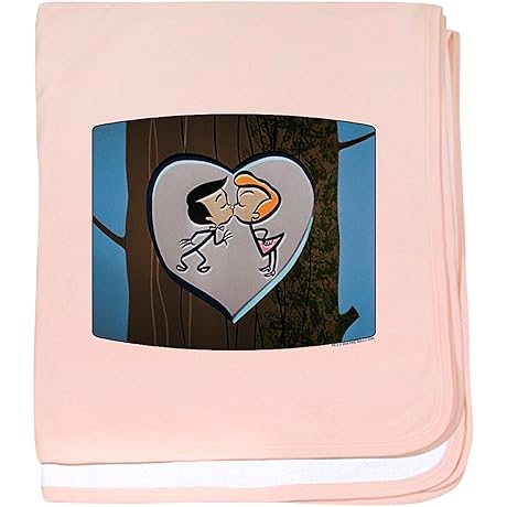 CafePress I Love Lucy: Title Kiss Baby Blanket