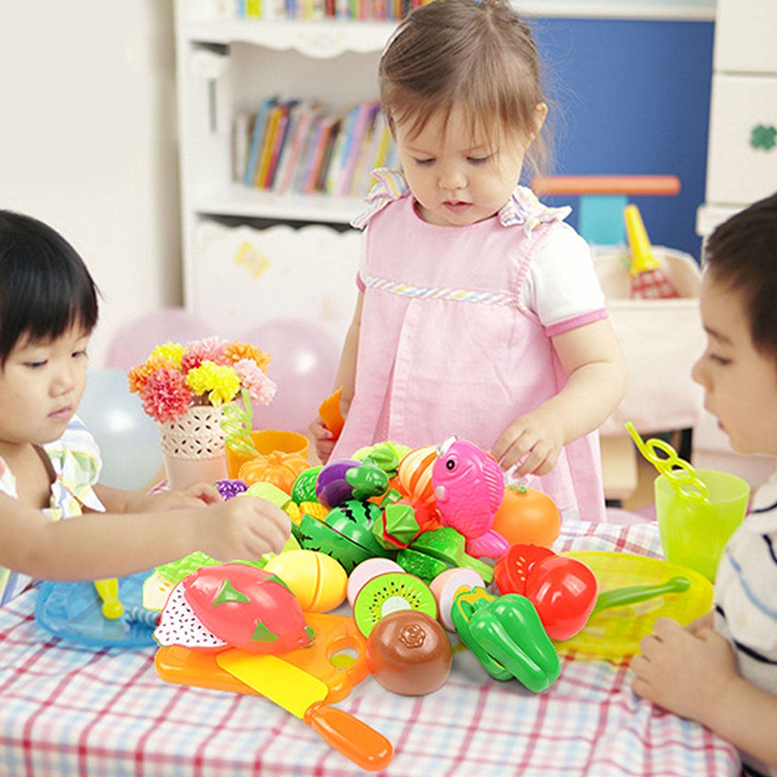 Amazon | 【37点セット】PUERI おままごとセット 食べ物おもちゃ ABS