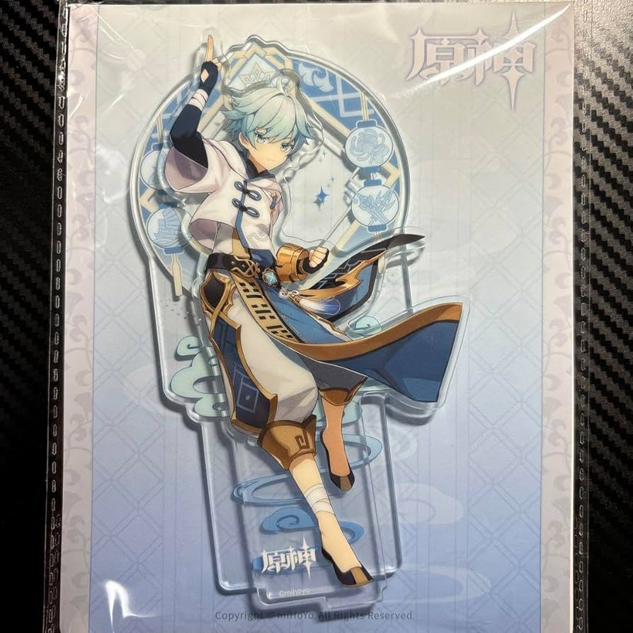 原神　クレー　オープンベータ限定アクスタ　色紙 原神 クレー オープンベータ限定アクスタ 色紙 原神 クレー 公式