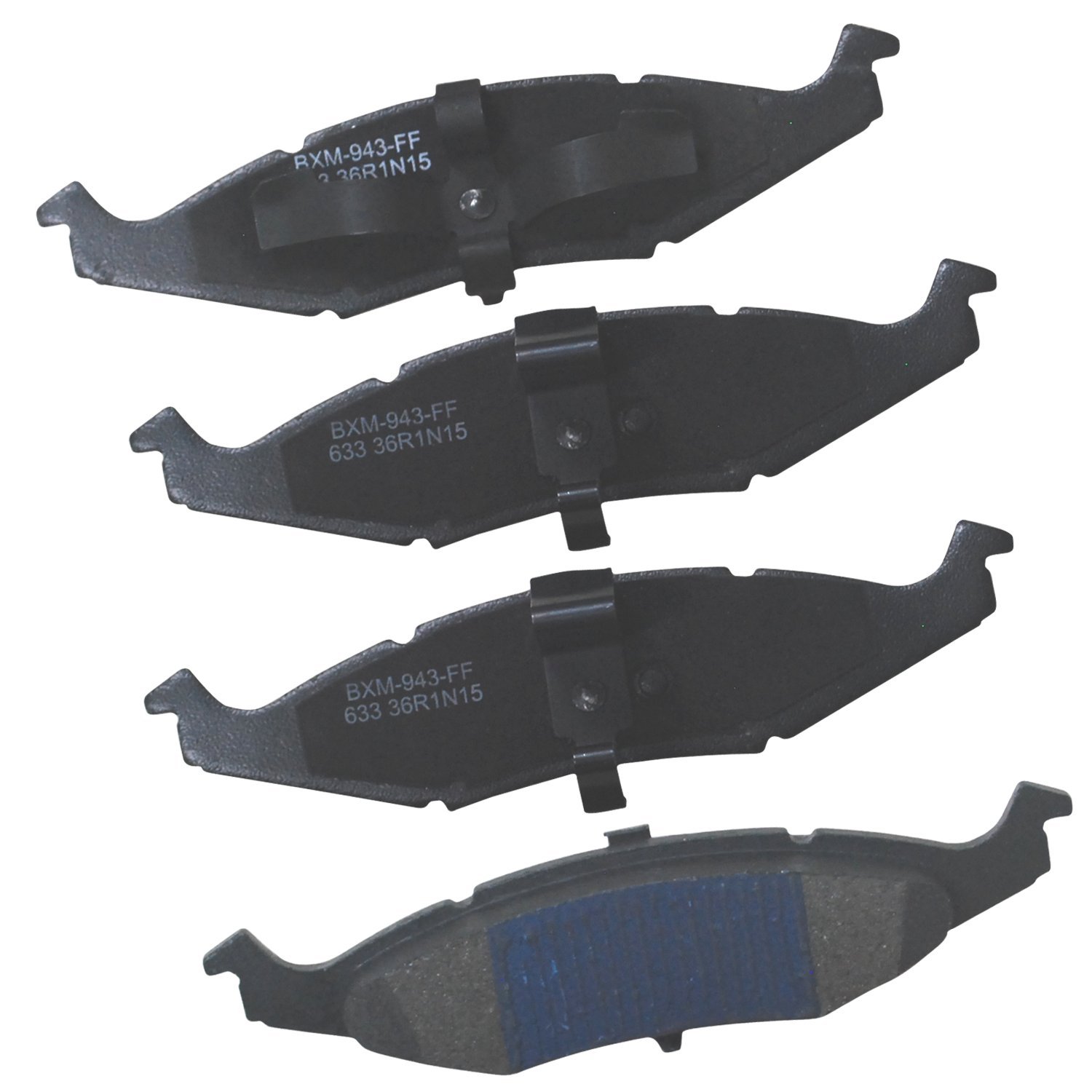 Bendix Premium SBM633 Semi-Metallic Front Brake Pads for Chrysler Neon 1996-1995, Dodge Neon 1996-1995, Plymouth Neon 1996-1995