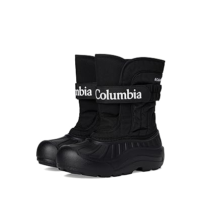 Columbia Kids Powderbugtm Snowlitetm Strap (Toddler/Little Kid/Big Kid) Kids Shoes Black/White