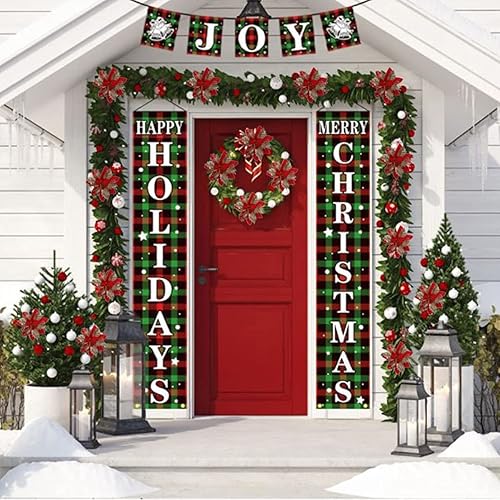 Miniatura 2 de 32 piezas de flores artificiales de Navidad para decoración de árbol de Navidad corona de flores rojas y doradas purpurina plateada con clips