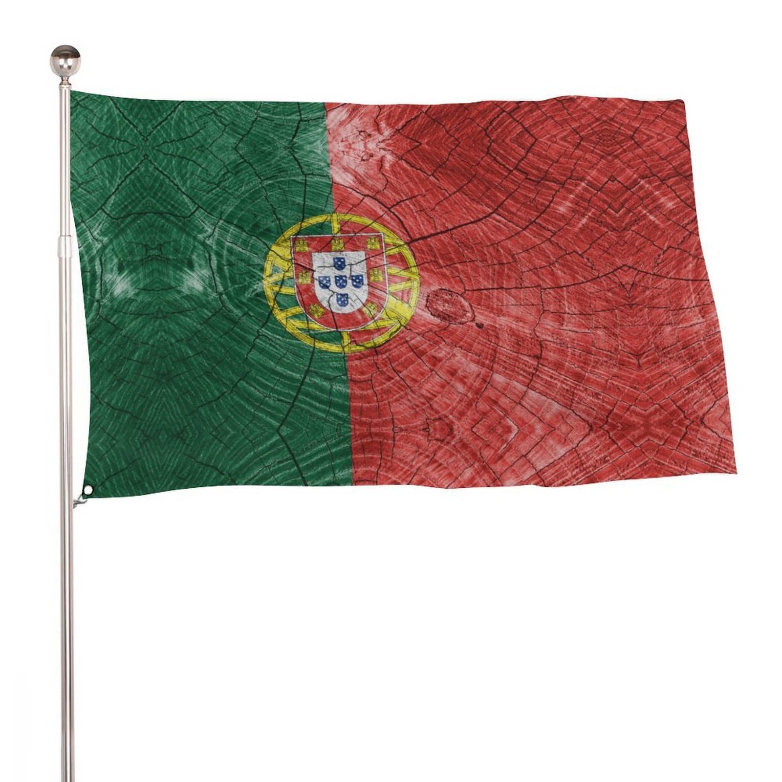 Bandera de madera de Portugal como souvenir y banderas para fiesta