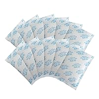 Vista 1 de Silica Gel Packs - 15 Packs 50 Gram Desiccant Packets, Food Safe Moisture Absorbers for Storage, Reusable Silica Gel Dehumidifier for Electronics