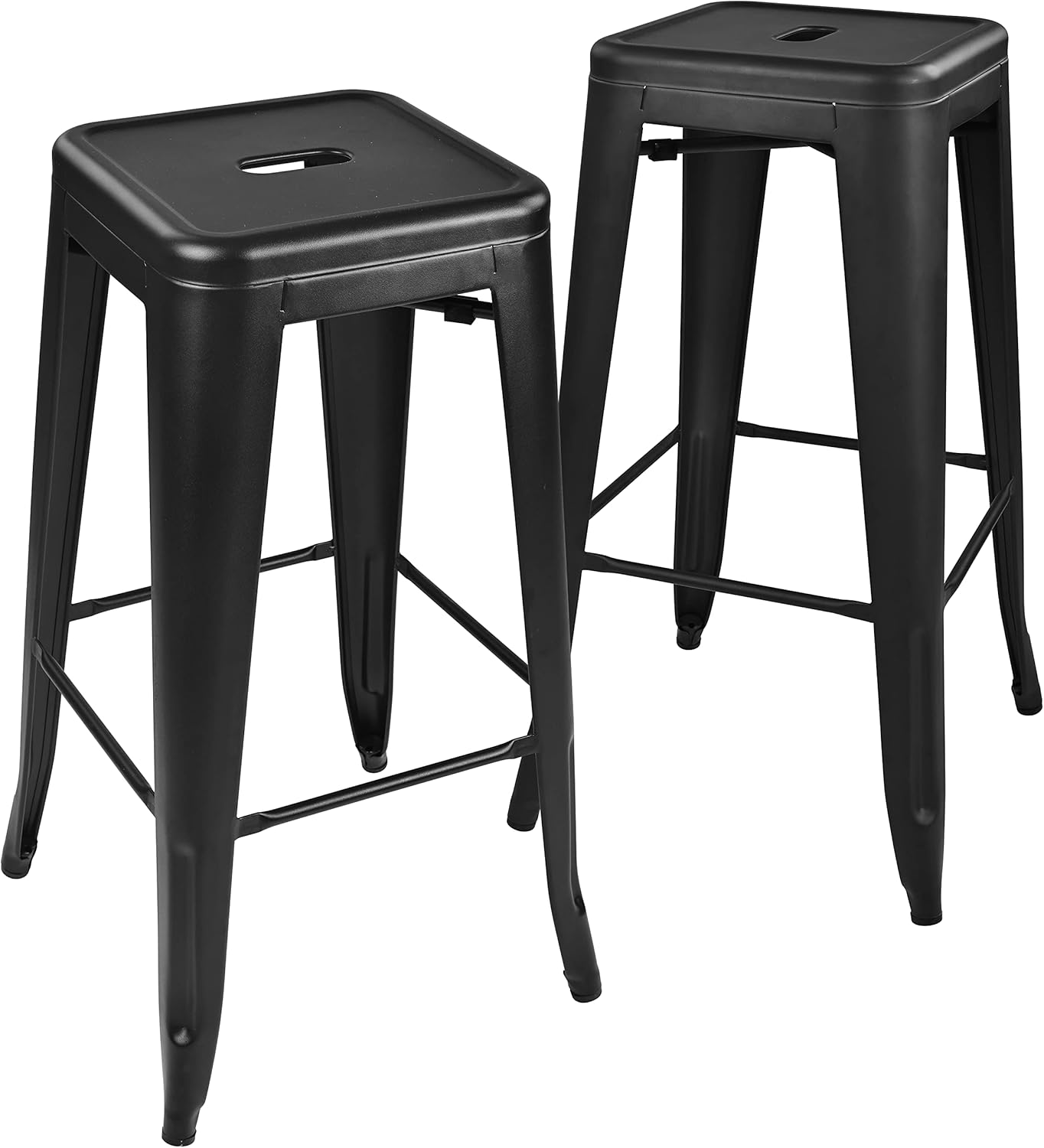 Signature 30 Inches Metal Bar Stools High Backless Stools