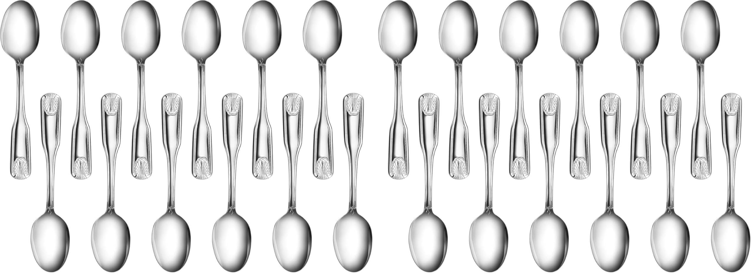 New Star Foodservice Shell Pattern 18/0 Stainless Steel Dinner Fork, 7.7-Inch, Set of 12, Commercial Grade — Amazon image 11