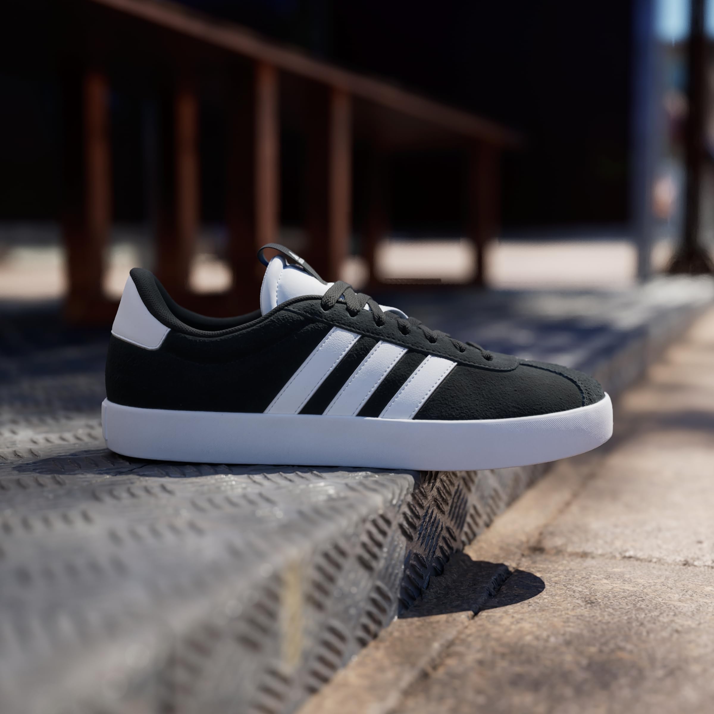 adidas Mezczyzni VL COURT 3.0 Shoes, Core Black / Cloud White / Core Black, 42 2/3 EU