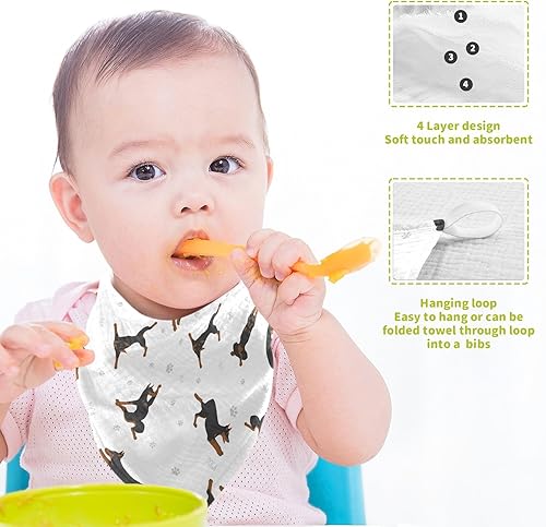 Miniatura 4 de vvfelixl Toallas de algodón para bebé, toalla de baño para perros y bebés, unisex, para recién nacidos, toallitas naturales para bebé, piel