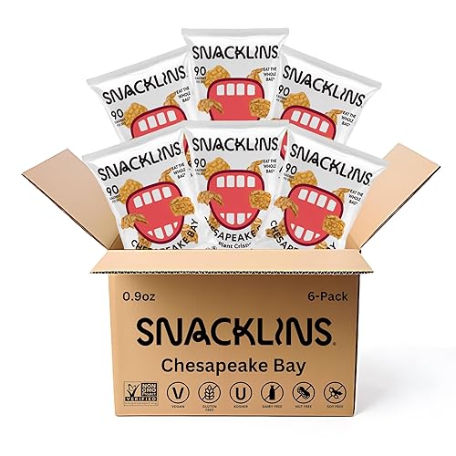 Vista 35 de SNACKLINS Patatas fritas a base de plantas, bajas en calorías, veganas, sin OMG, sin gluten, saludables, crujientes, sal marina y vinagre, 0.9 onzas