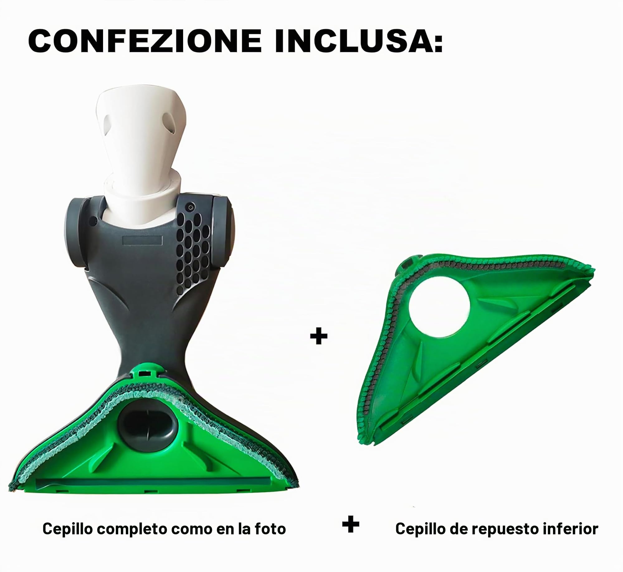 Cepillo HD 50 compatible con Folletto VK150 VK140 VK135 VK136 VK130 VK200 con cepillo de cerdas de repuesto para aspiradora