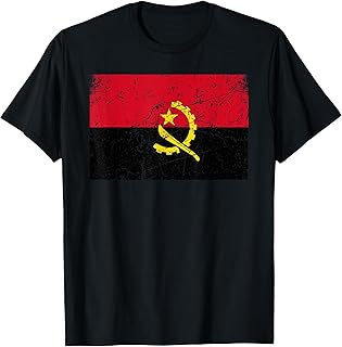 Angola Flag Graphic For Men Women Kids T-Shirt