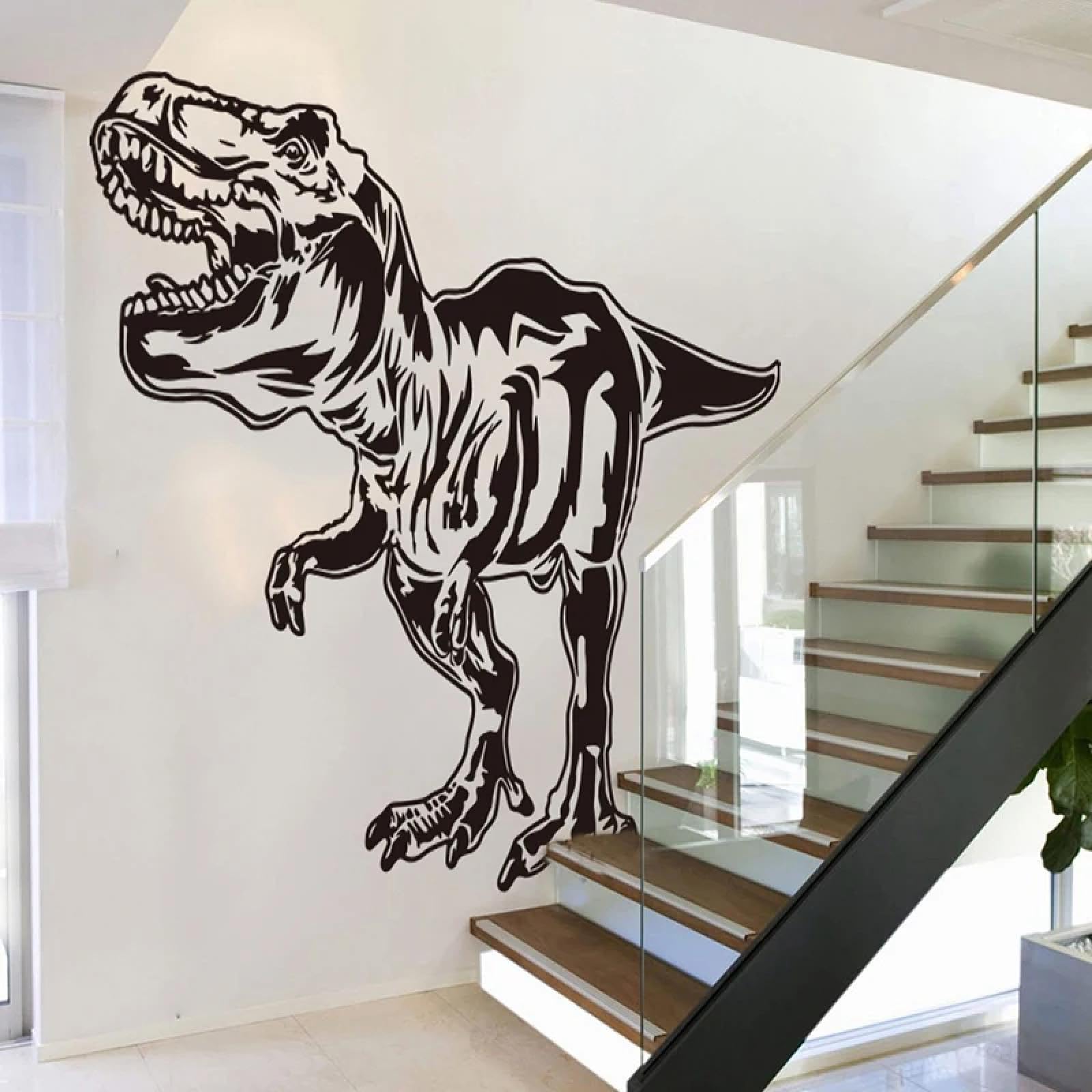 WEIMEIJIE Animal wall Stickers, Dinosaur World wall Stickers, Living Room, Bedroom, Tyrannosaurus Rex, Kindergarten, Nursery wall Stickers