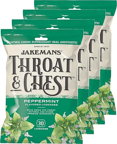 Miniatura 15 de Jakemans Honey and Lemon Throat & Chest Lozenges Cough Drops – Cough, Sore Throat and Seasonal Distress Soothing Relief – Liquid Drop Shape – 24