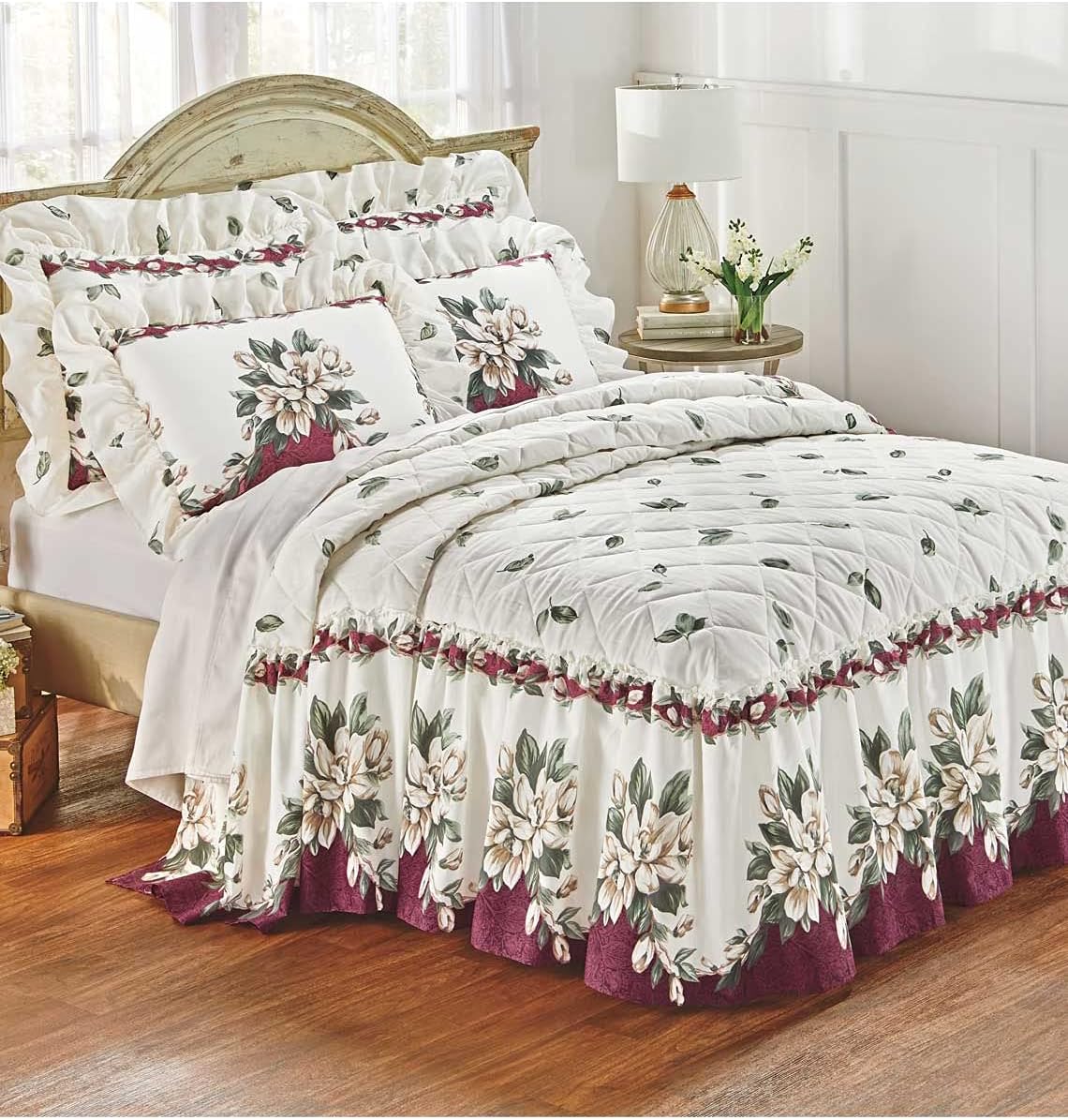 Carol Wright Gifts Magnolia Bedspreads - Sham, Color Multi, Size Sham (20" W x 26" L), Multi, Size Sham (20" W x 26" L)