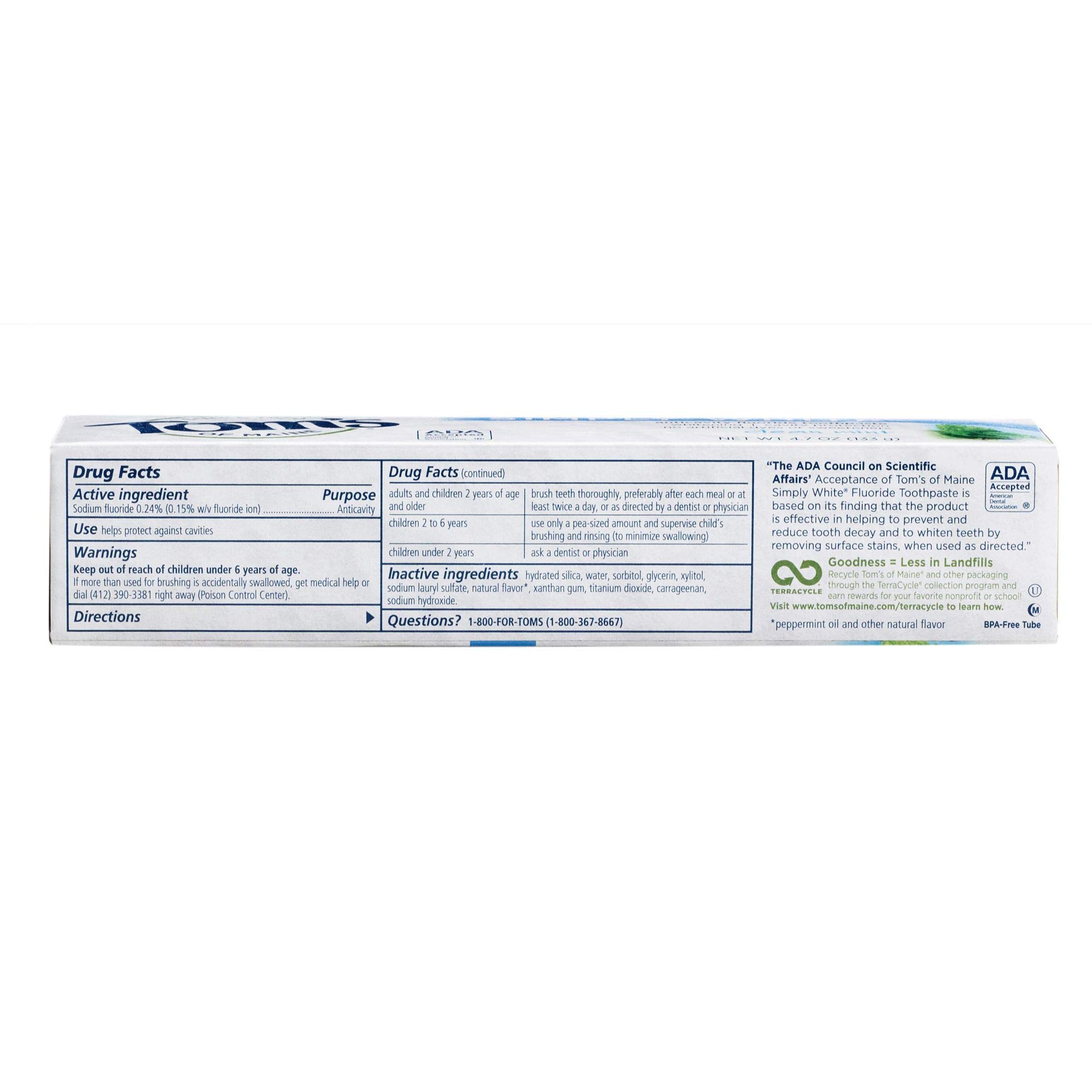 Tom's Toothpaste Ingredients ubicaciondepersonas.cdmx.gob.mx