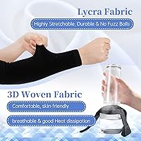 Vista 3 de Chrontier - Funda para tatuajes de un solo brazo inferior antideslizante, corrector de muñeca, banda de soporte de compresión para muñeca para dolor
