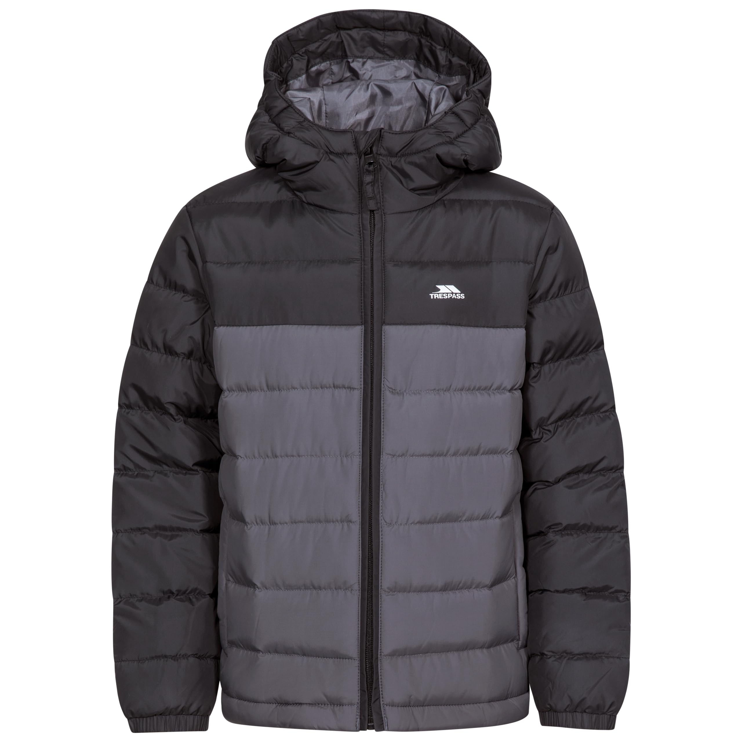 Trespass Blk Kids Padded Jacket Oskar Black 5/6
