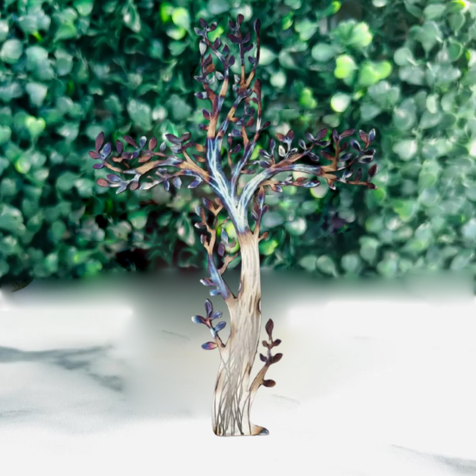 FXiaoy Cruz de la vida, cruz de metal para colgar en la pared, decoración del árbol de la vida para sala de estar