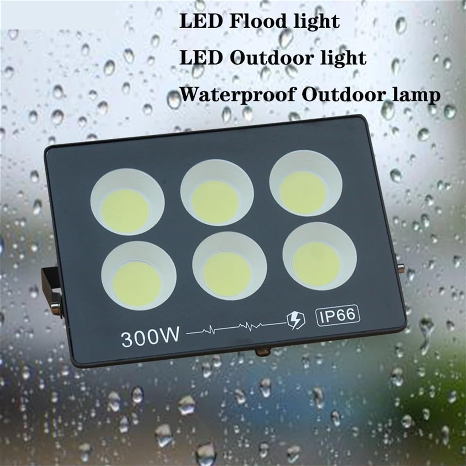 Proiettore per esterni, Luci LED Proiettore LED 400W Proiettore LED 500W 600W COB IP66 Proiettori for esterni impermeabili(Warm White,500W)