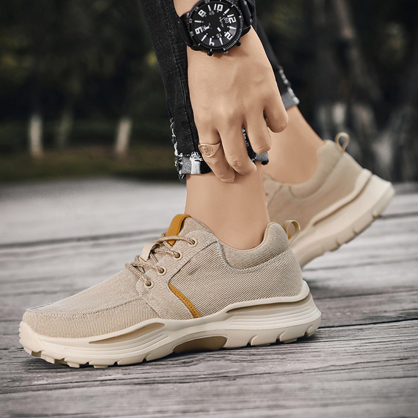Scarpe Diabetici Uomo Scarpa Ortopediche La Salute Calzatura Casual in Tela Ginnastica Antiscivolo Scarpe Alluce Valgo Scarpa Comode Esterni Calzatura Corsa alla Moda