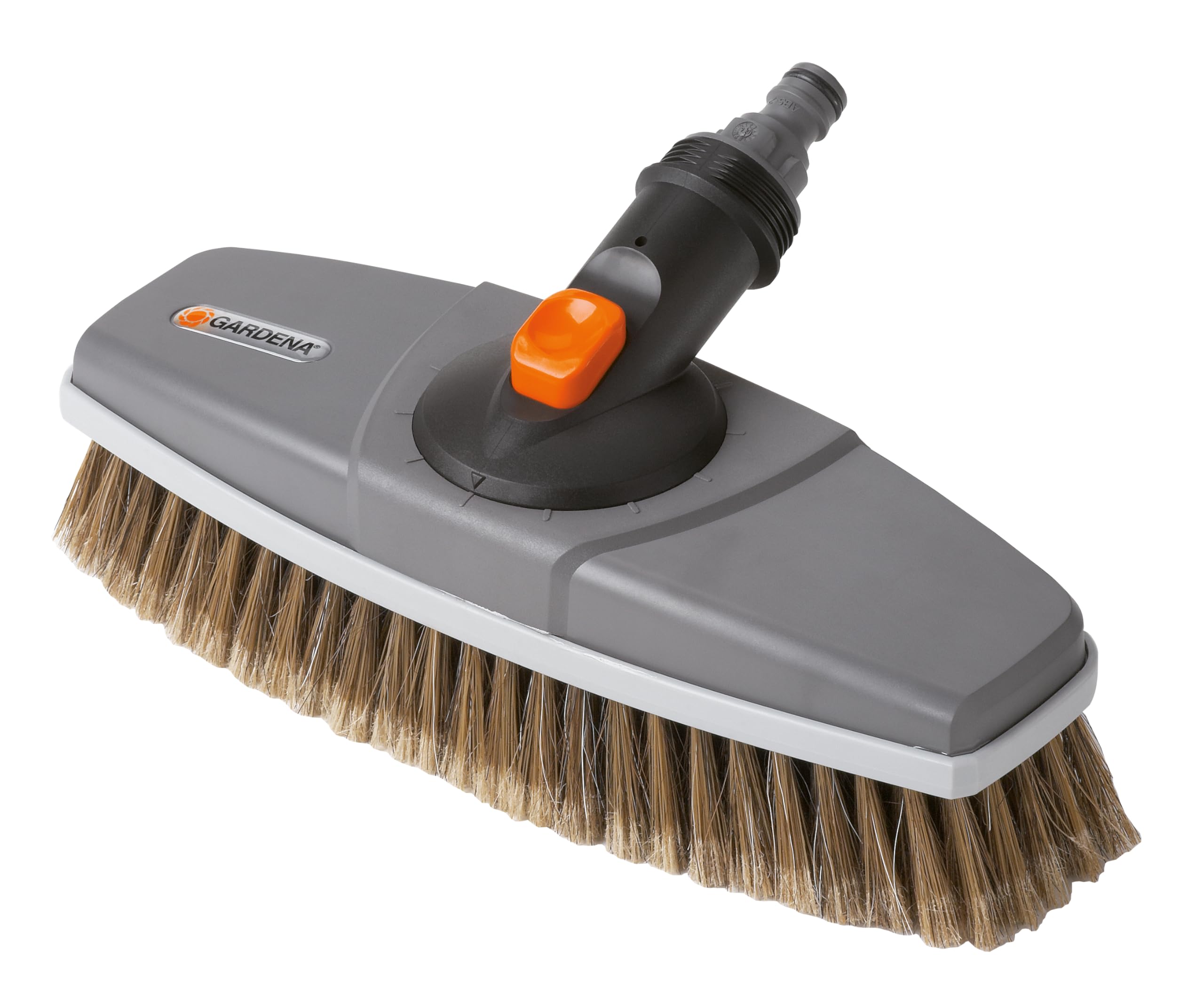 Gardena Waschbürste: Wasserführende Reinigungsbürste für das Cleansystem, auch für empfindliche Oberflächen und die Autowäsche geeignet (5570-20)