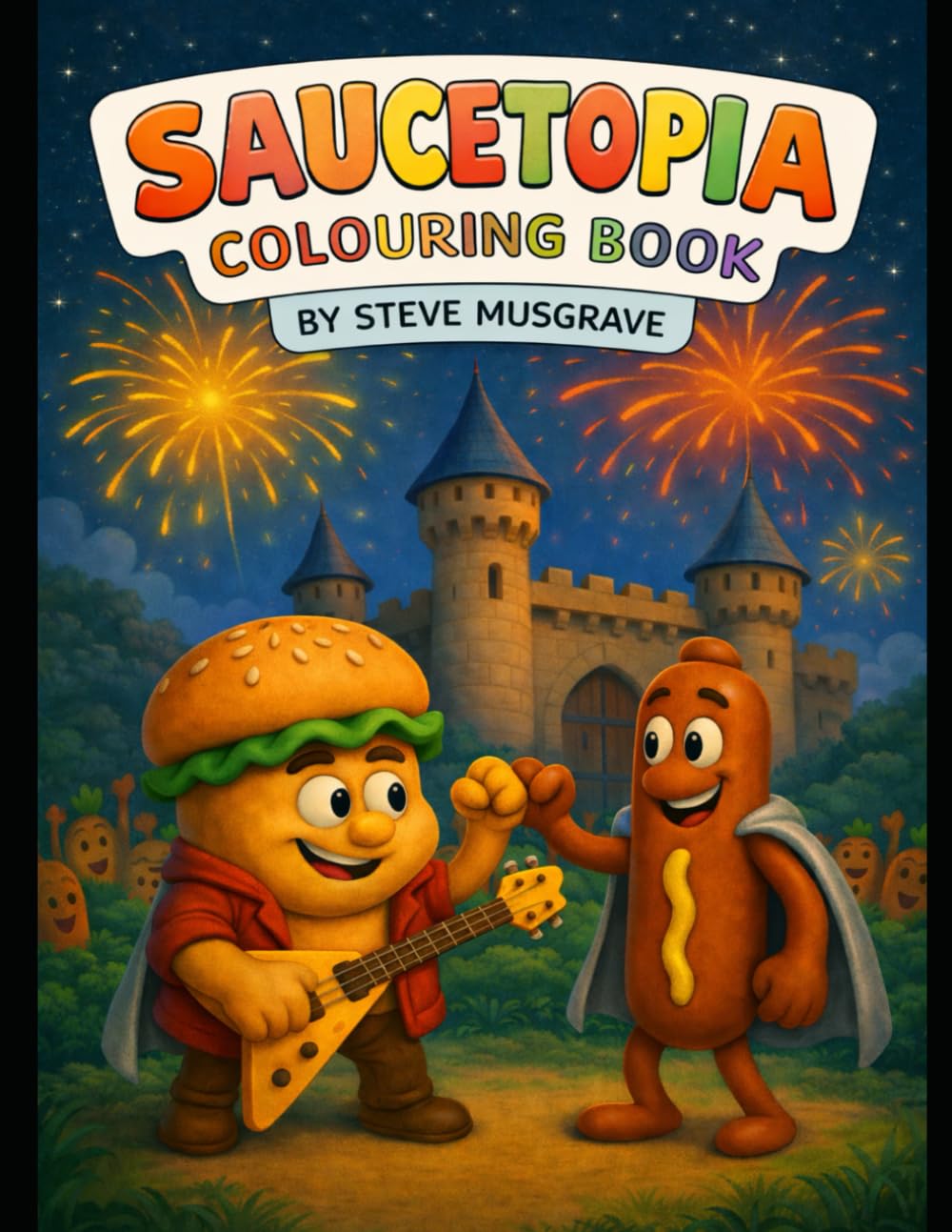 SauceTopia Colouring Book (Sir Sizzle and the Adventures of Sauce Topia)