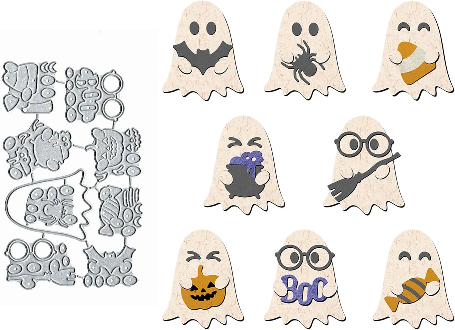 Cutting Dies Halloween, Cutting Dies Scrapbooking, Metal Embossing