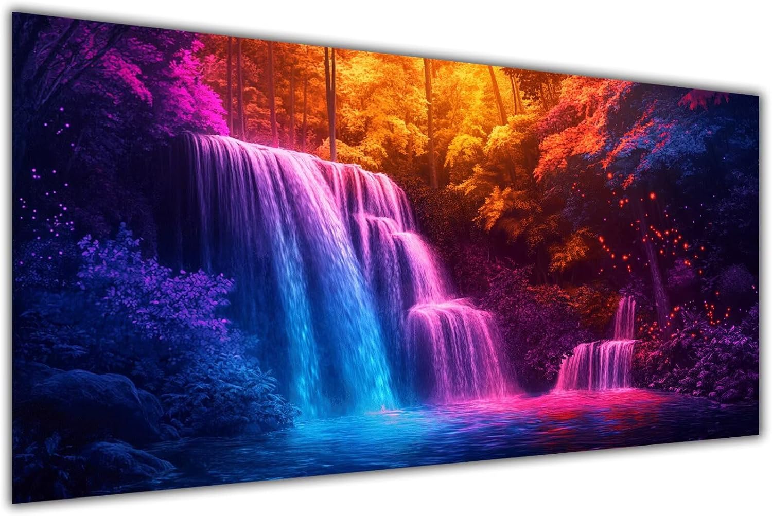 Paint by Numbers Kit for Adults Colorful 100x200cm Large Paint by Numbers Fall Painting Kits for Adults Beginner Easy DIY Canvas Oil Painting Home Art Decor Women Hobbies Crafts Gifts(No Frame)-KL712