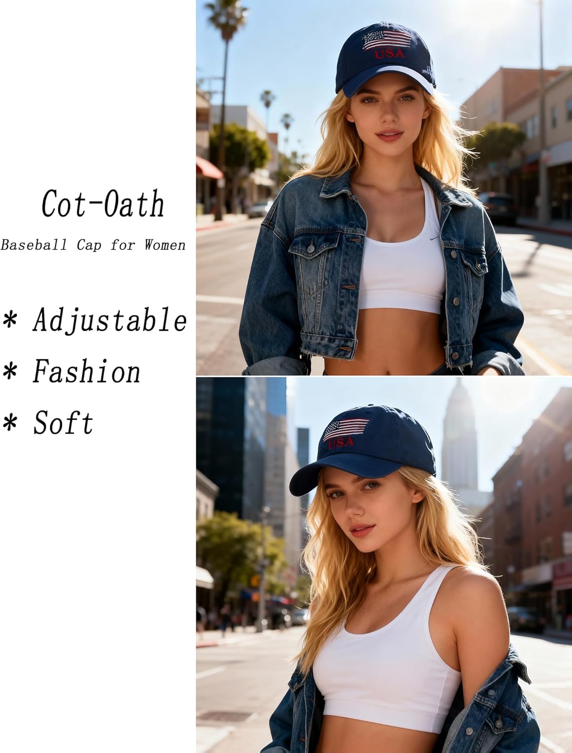 Washed American Flag Baseball Cap Retro Adjustable Sun Dad Gift Hats for Men Women Fashion Trucker Cap Unisex - Image 6