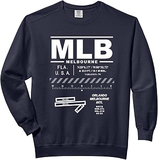 Orlando Melbourne International Airport Florida KMLB Comfort Colors Adult Sweatshirt