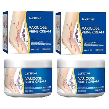 Charunee 2 Pcs Varicose Vein Cream for Legs,Cream for Varicose Veins,Gentle Soothing & Moisturizing Leg Cream Supports Circulation & Healthy
