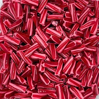 Twisted Cherry Candy Swedish Cherry Twists Soft & Chewy Fruity Treat Pick & Mix 8oz - 1/2 lbs - 227g