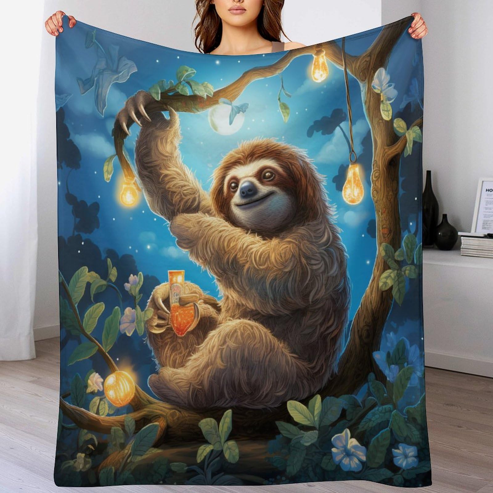 Couverture polaire en flannel haut de gamme lit et canapé format XL