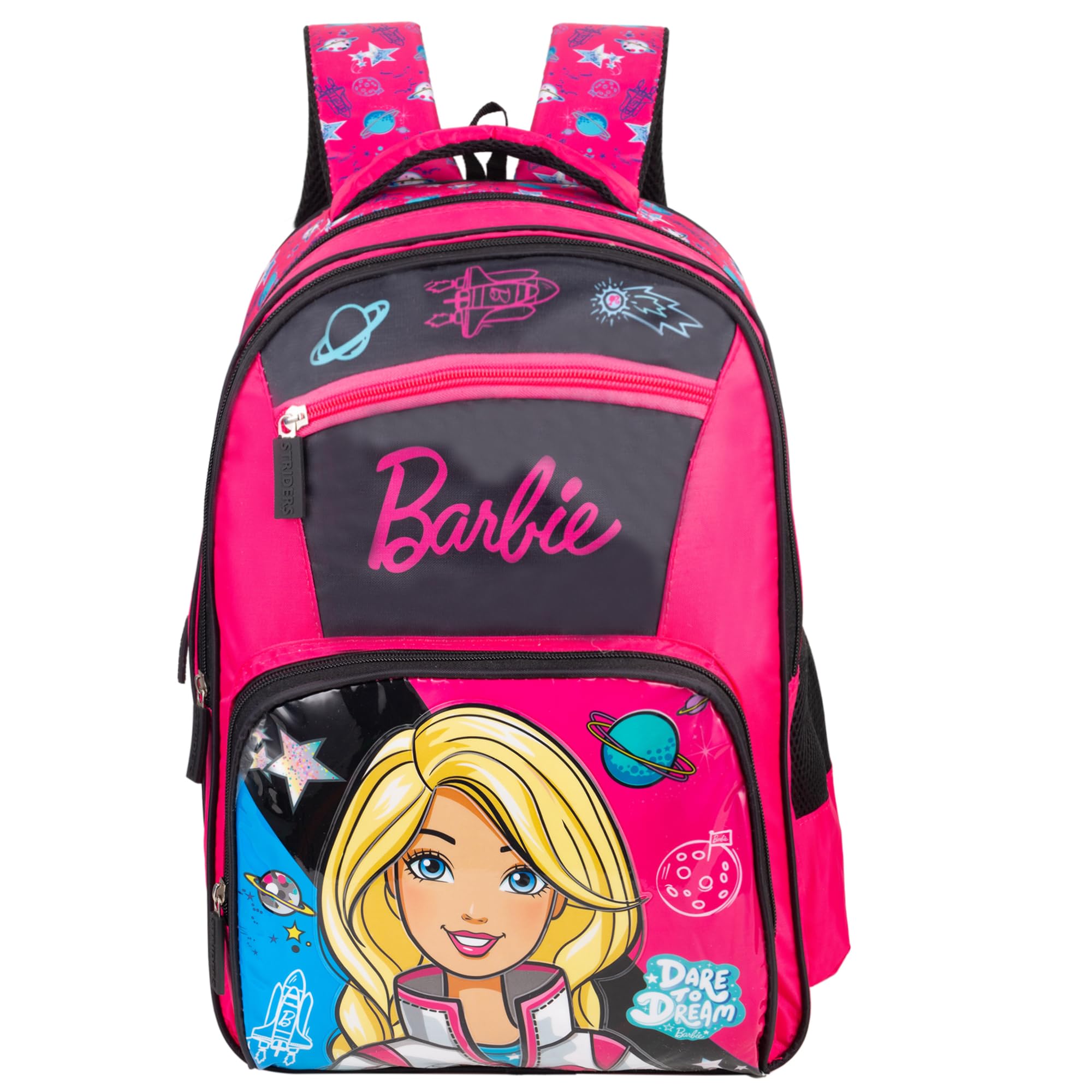 striders Barbie School Bag for Girls 16 Inch Comfortable & Spacious Kids Backpack-picture-48