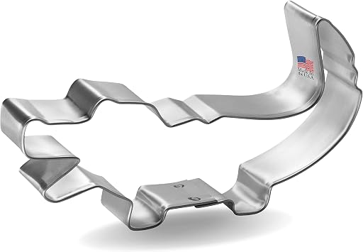 Alligator Cookie Cutter 4.5 in Made in the USA Foose Cookie Cutters Cookie Mold Tin Plate Steel