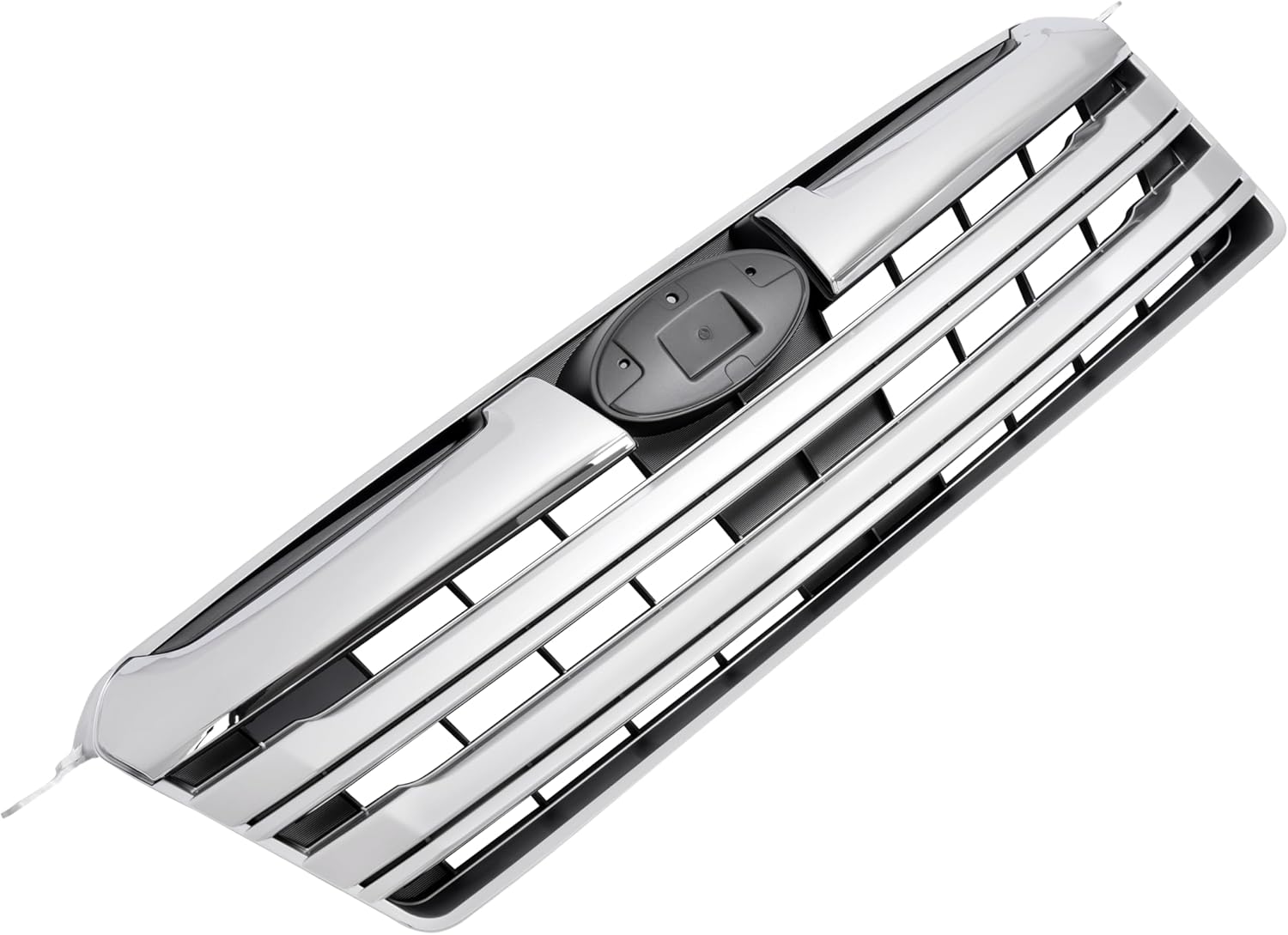 KUAFU Grille Compatible with 2013-2014 Subaru Outback SU1200152 91121AJ14A Front Bumper Grill Assembly Shell and Insert Chrome Plastic (ABS)