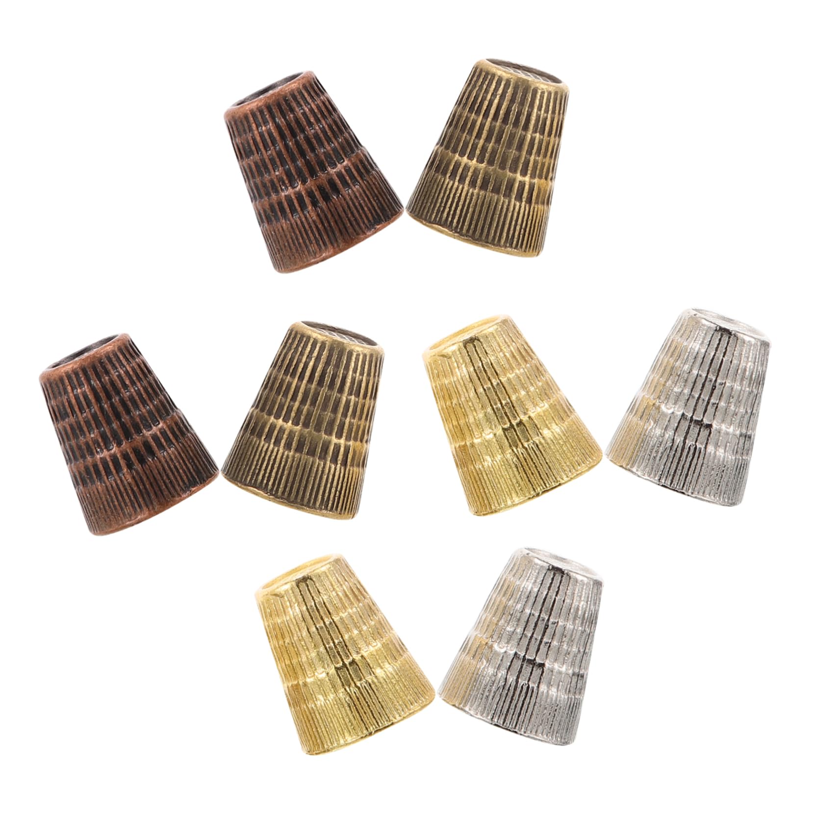 STOBOK 40piezas De Vintage Protector De Dedos Para Accesorios De Costura Para Principiantes y Para y Manualidades