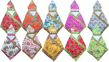 S A GIFTS Beautifully Fancy Dress for Sai Baba Murti, Poshak Dress - 3.5 Inch (Pack of 10)