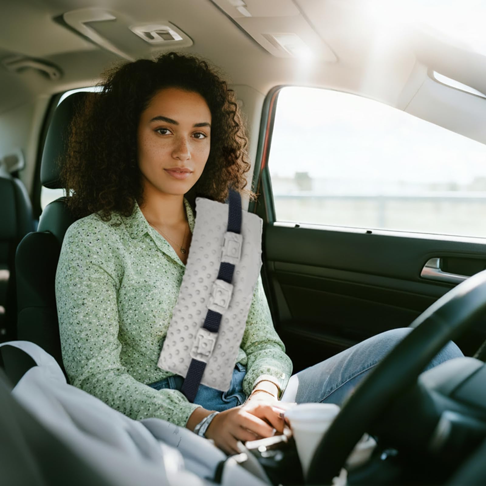 Hysterectomy Pillow Soft: Seatbelt Mastectomy Pillow Hysterectomy Recovery Must haves Car Seat Belt Pad Cushion Support for C-section Recovery Cervical Cancer Uterine Abdominal Post Surgery — view 5