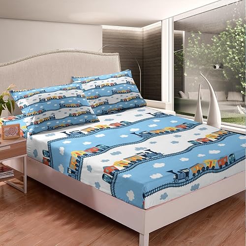 Vista 183 de Erosebridal Juego de sábanas de mariposa azul, tamaño matrimonial, sábanas de hongos y polilla de libélula, sábana encimera de fase lunar, sábana