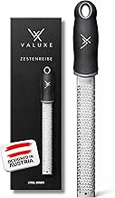 VALUXE Premium Zester Grater Dishwasher Safe - Kitchen Grater for Parmesan, Nutmeg, Ginger with Sharp Stainless Steel Blade - Lemon Grater, Cheese Grater, Nutmeg Grater, Parmesan Grater