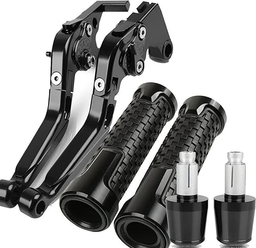 Palancas de embrague de freno ajustables para motocicleta, pomos de manillar, mangos de mano para Yamaha XT660R XT660 R 2004-2016 2015 2014 (color Palancas de embrague de freno ajustables para motocicleta, pomos de manillar, mangos de mano para Yamaha XT660R XT660 R 2004-2016 2015 2014 (color