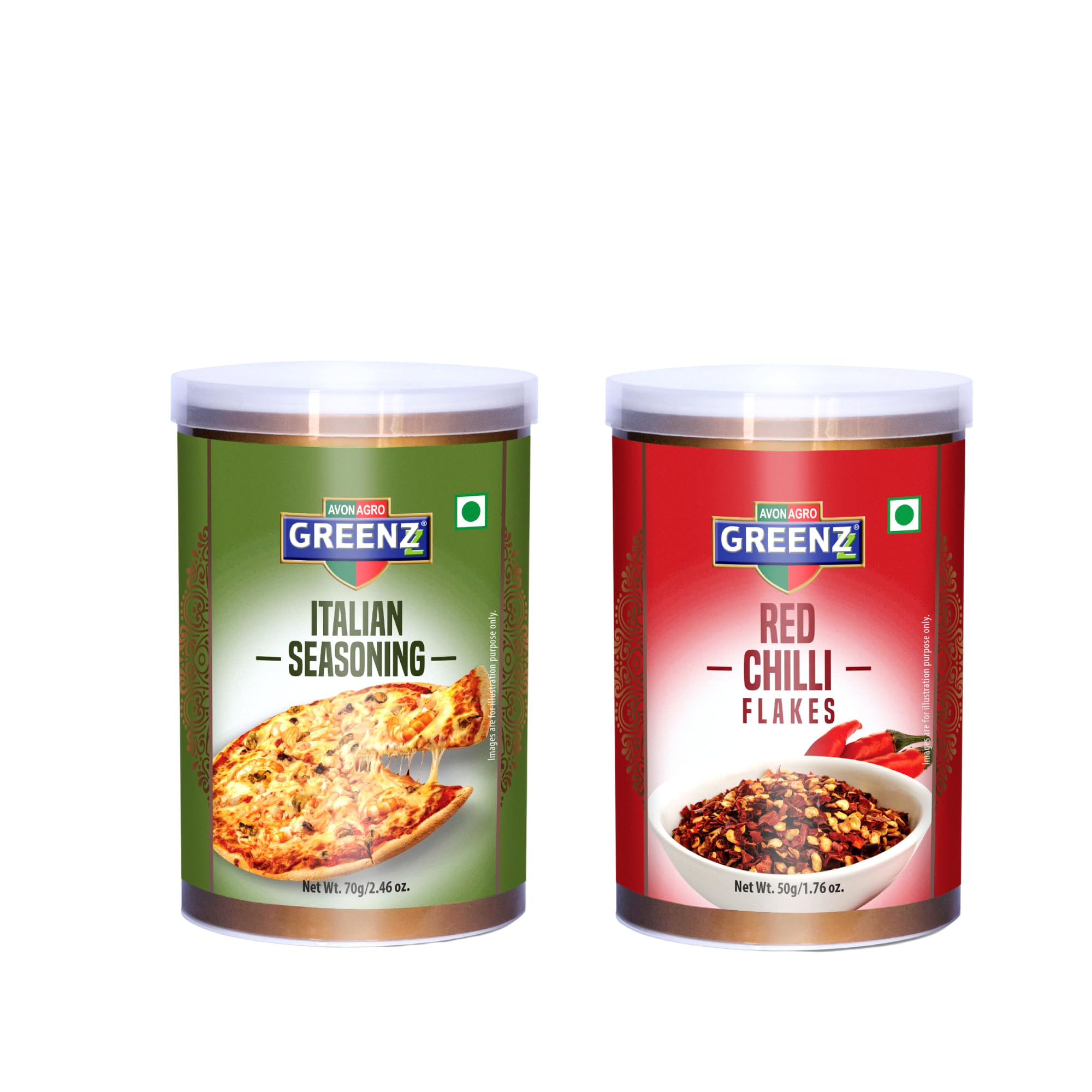 GREENZZ Combo Pack I Italian Seasoning 70Gm I Red Chilli Flakes 50 Gm I Mix Herb Seasoning I Pizza Pasta Seasoning I Pack Of 2 (B0CMM3BPJK) Amazon Price History, Amazon Price Tracker